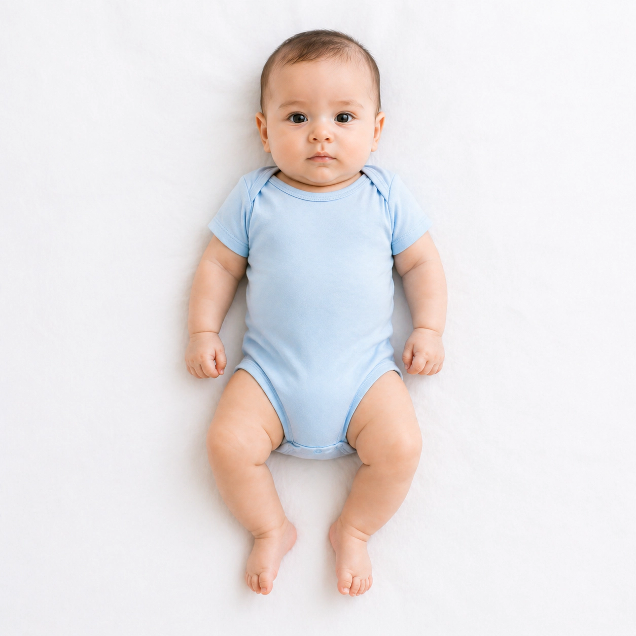 Step 4: Dress infant in dark contrasting clothing